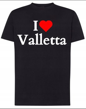 T-Shirt męski nadruk I Love Valletta Malta Stolica r.XXL - Inna marka