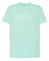 T-Shirt męski nadruk napis In the Sky r.XS