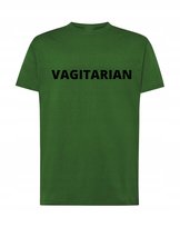 T-Shirt męski nadruk Vagitarian Rozm.M Inna marka