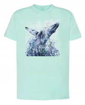 T-Shirt męski nadruk Wieloryb Waleń r.XS - Inna marka