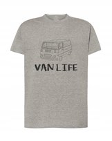 T-Shirt męski nadruk Życie w Kamperze Van Rozm.XL
