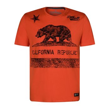 T-shirt męski Pitbull California pomarańczowy 216011440002 M - Pitbull West Coast