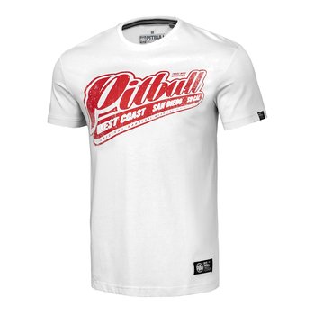 T-shirt męski Pitbull Red Brand biały 219029000101 S - Pitbull West Coast