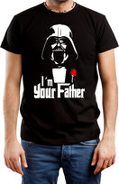 T-Shirt Męski Star Wars Dla Ojca Taty Śmieszna Koszulka Czarna R-3Xl A559 DonWitold