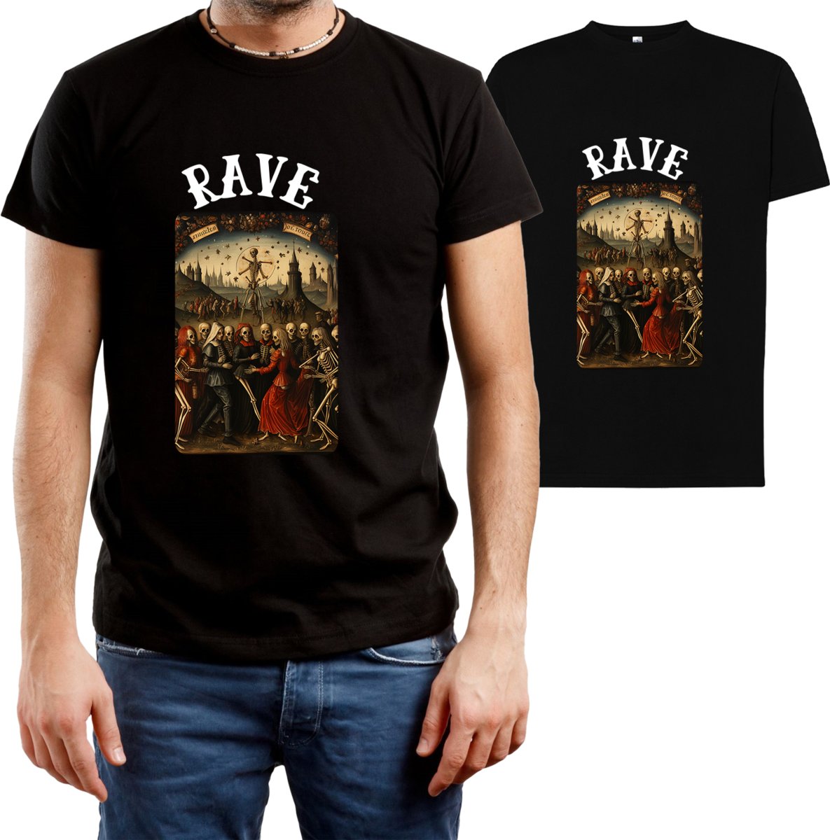 ●RAIVE● Blitz Ravers Graphic T-shirt VW5SE522_3color Blitz Ravers Graphic T-shirt VW5SE522_3color - 감도 깊은