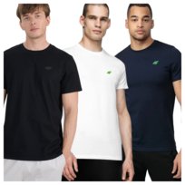 T-shirt męski (ZESTAW KOSZULEK 3 SZT.) 4F 4FWSS25TTSHM3965-94S Wielkokolorowy Roz. M 4F
