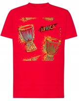 T-Shirt nadruk bębenki Afrykańskie Afryka r.M