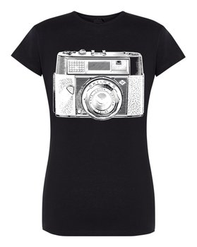 T-Shirt nadruk Vintage KAMERA APARAT r.L - Inna marka