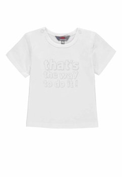 T-shirt niemowlęcy, biały, That's the way to do it!, Kanz - Kanz
