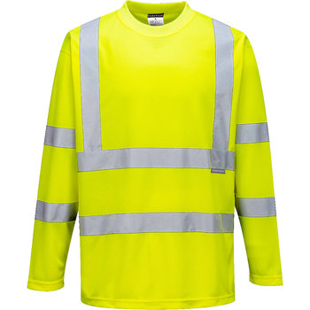 T-Shirt ostrzegawczy PORTWEST Żółty L - Portwest