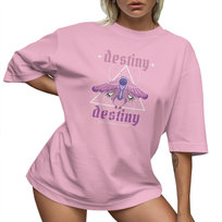 T-Shirt Oversize Luźna Koszulka Napis Basic L Sukienka Jakość PolskaKoszulka