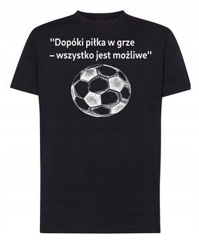 T-Shirt piłkarski nadruk piłka w grze R.XS - Inna marka