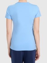 T-shirt slim z kolekcji basic damski 4F 4FWMM00TTSHF3306-32S Niebieski XS 4F