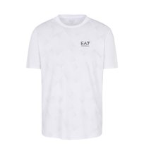 t-shirt sport tennis e padel uomo ea7 7m000172 af13758 f0024 fancy white Inna marka