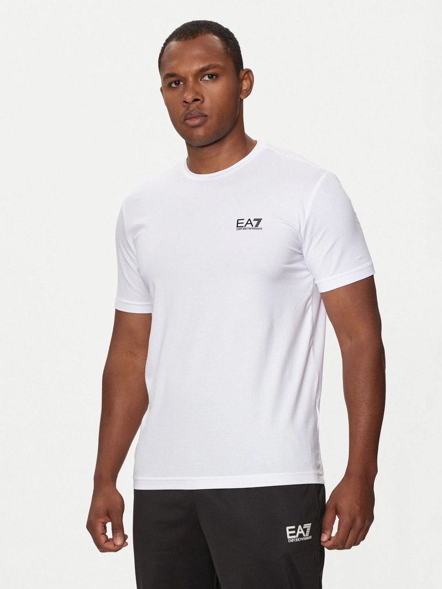 t-shirt sport uomo ea7 8npt26 pjvqz core id 1100 white