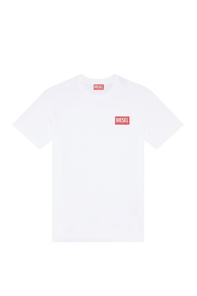 t-shirt uomo diesel a11593 0niar t-nlabel-l1 100