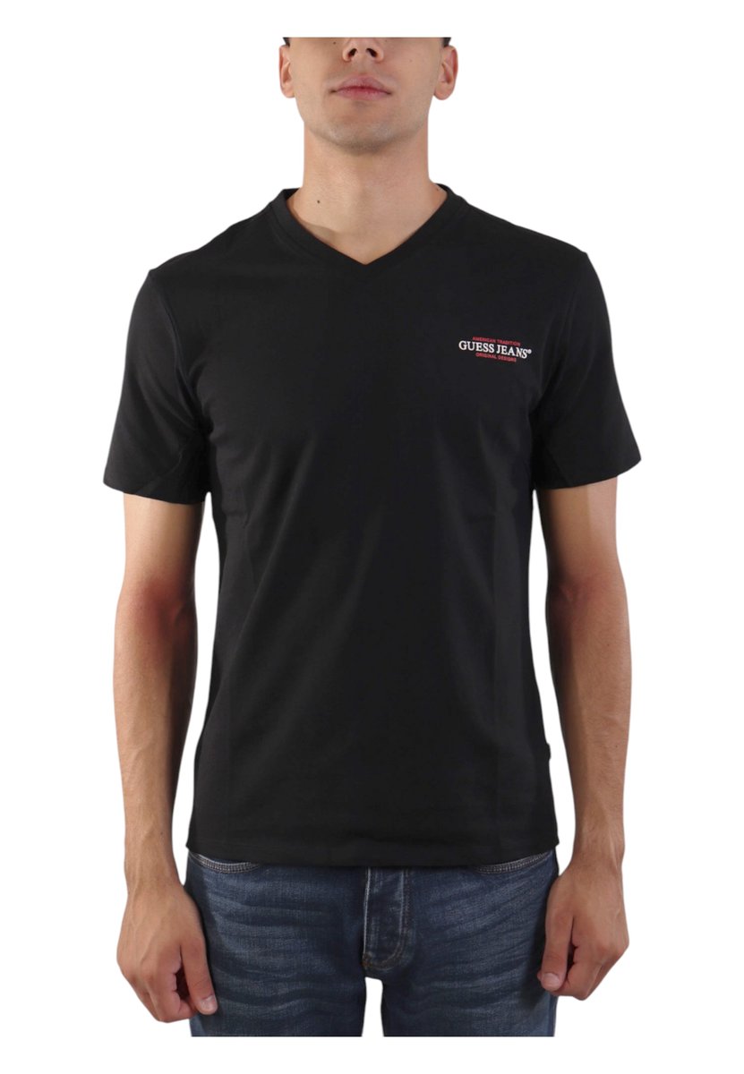 Thedifferent T-Shirt Uomo Scollo V | Maglia In Cotone Con Stampa Fumetto Pop Art Bacio, Bianca