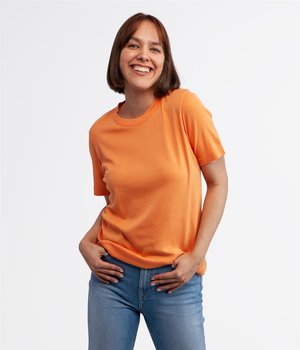 T-shirt z bawełną organiczną OLENA 4048 MUSKMELON-L - Inna marka