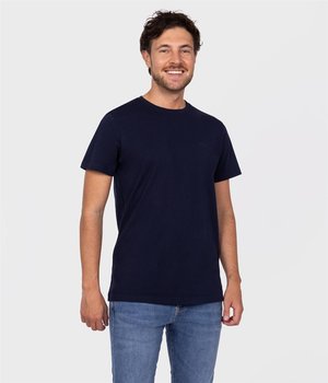 T-shirt z małym haftowanym logo OBUTCH 0875 NAVY-M - Lee Cooper