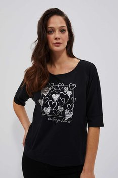 T-shirt z nadrukiem-38 - Moodo