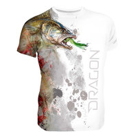 T-Shirty Dragon Sandacz Biało-Czerwone S DRAGON