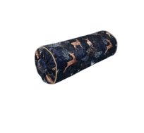 T00615  Poduszka dekoracyjna wałek świąteczna Crush Velvet