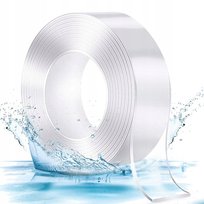 TA��MA DWUSTRONNA | 5m/2cm | NANO WIELOKROTNEGO U��YTKU KLEJ MOCNA MONTA��OWA