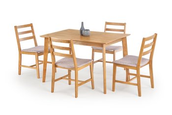 Table+Chair Hl Sten Oak+Mokate - Actona