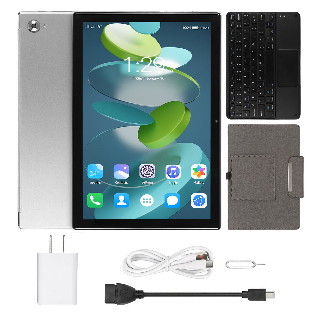 Tablet 10,1 cala, 8 GB pamięci RAM, 256 GB pamięci ROM, 5G WiFi,4G LTE ...