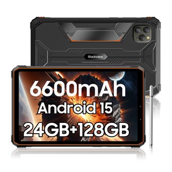 Tablet Blackview ACTIVE 5 8GB/128GB 8.68" 4G LET DUAL SIM 6600mAh Wytrzymały Android15 Pomarańczowy - Blackview