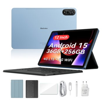 Tablet Blackview MEGA 2 Ustawić 12GB/256GB 12" 4G LET DUAL SIM 9000mAh Android15 Niebieski - Blackview