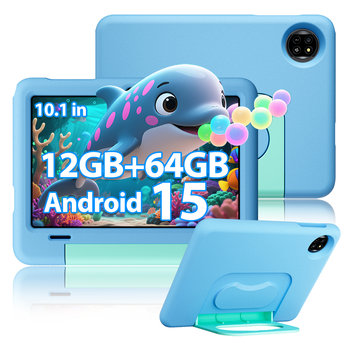Tablet dla dzieci Blackview Tab20Kids 10,1 cala 4/64 GB WiFi 5 GPS Etui ochronne Rysik Zestaw upominkowy Android 15 Niebieski - Blackview