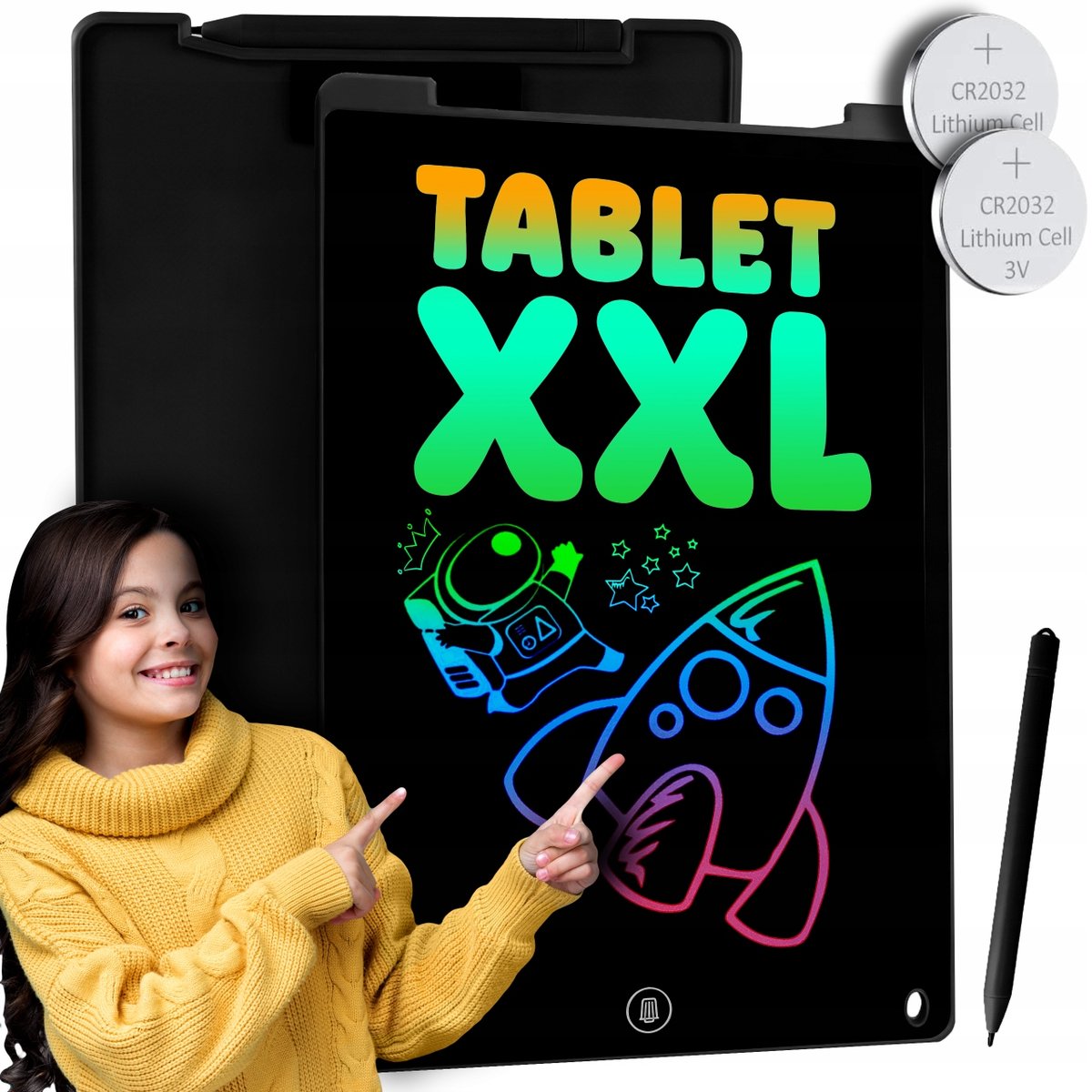 Tablet Graficzny Do Rysowania Rysik Znikopis Tablica Notatnik Lcd