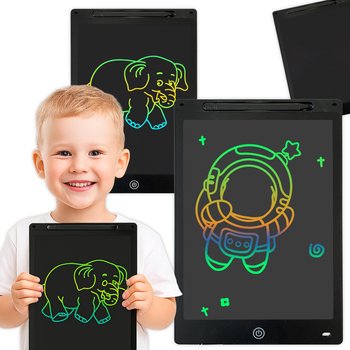TABLET GRAFICZNY XXL DO RYSOWANIA 12 CALI TABLICA ZNIKOPIS MULTIKOLOR - DAZA KIDS