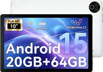 Tablet HotLight 10,1” Android 15 20GB/64GB 5000mAh HD Biały
