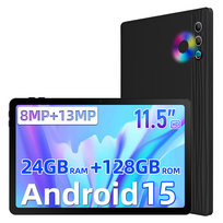Tablet HotLight 11,5” 30/128GB Android 15 Duża bateria 8400mAh Czarny