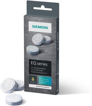 Tabletki czyszczące SIEMENS TZ80001A, 10 szt. - do ekspresu automatycznego kawa odkamienianie czyszczenie ochronne - Siemens