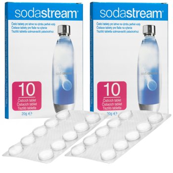Tabletki czyszczące SODASTREAM Cleaning Tablets, 20 szt. - do butelek i karafek saturatora odkamienianie akcesoria gazowania - SodaStream