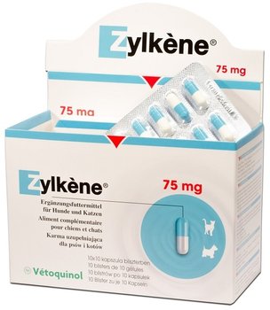 Tabletki dla kotów i psów VETOQUINOL Zylkene, 10 tabletek - Vetoquinol