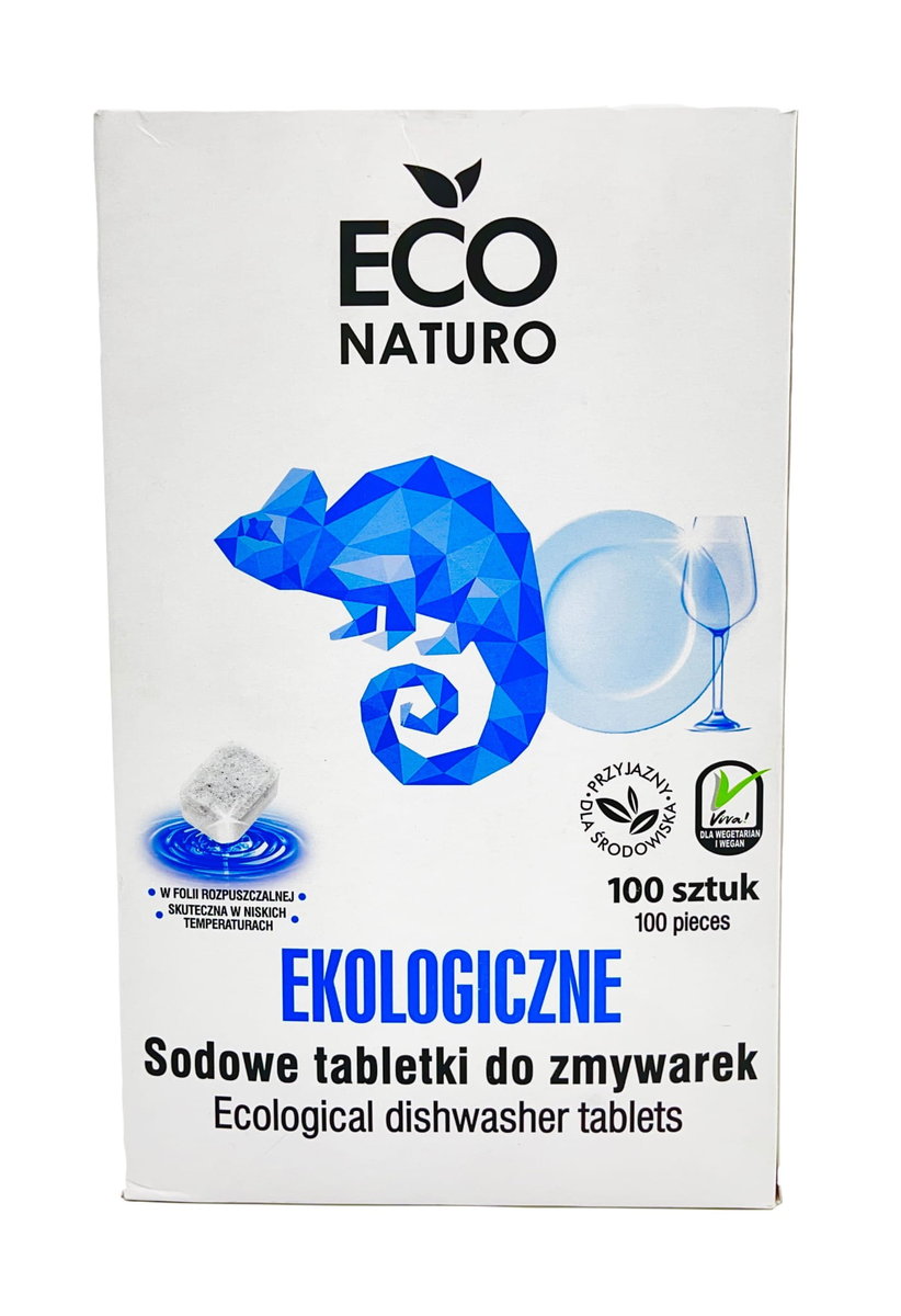Фото - Таблетки для посудомийки Tabletki do zmywarki Eco Naturo Ekologiczne 100szt