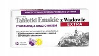 Tabletki Emskie z Wadowic EXTRA Z WITAMINĄ C ORAZ CYNKIEM 12 tabletek Polski Lek