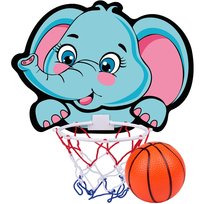 TABLICA DO KOSZYKÓWKI 40x30CM Z PIŁKĄ ELEPHANT Eddy Toys