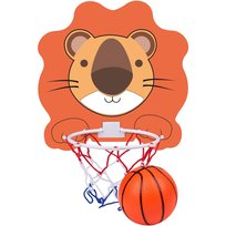 TABLICA DO KOSZYKÓWKI 40x30CM Z PIŁKĄ LION Eddy Toys