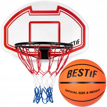 Tablica do koszykówki kosza tarcza obręcz + piłka do kosza zestaw BTK01 Bestif - Bestif