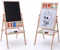 Tablica dwustronna magnetyczna kredowa dla dzieci 8w1 Inna marka