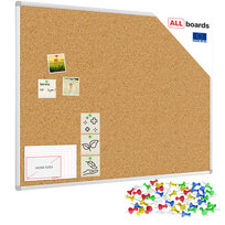 Tablica korkowa w aluminiowej ramie, 120x90 cm