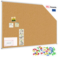 Tablica korkowa w aluminiowej ramie, 150x100 cm
