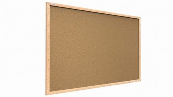 Tablica korkowa w drewnianej ramie, 200x120 cm - Allboards
