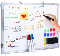 Tablica Magnetyczna Biała Suchościeralna 60x40 Cm + Markery Magnesy Gąbka Gockowiak