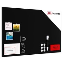 Tablica magnetyczna czarna na magnesy METALboards 90x60 cm